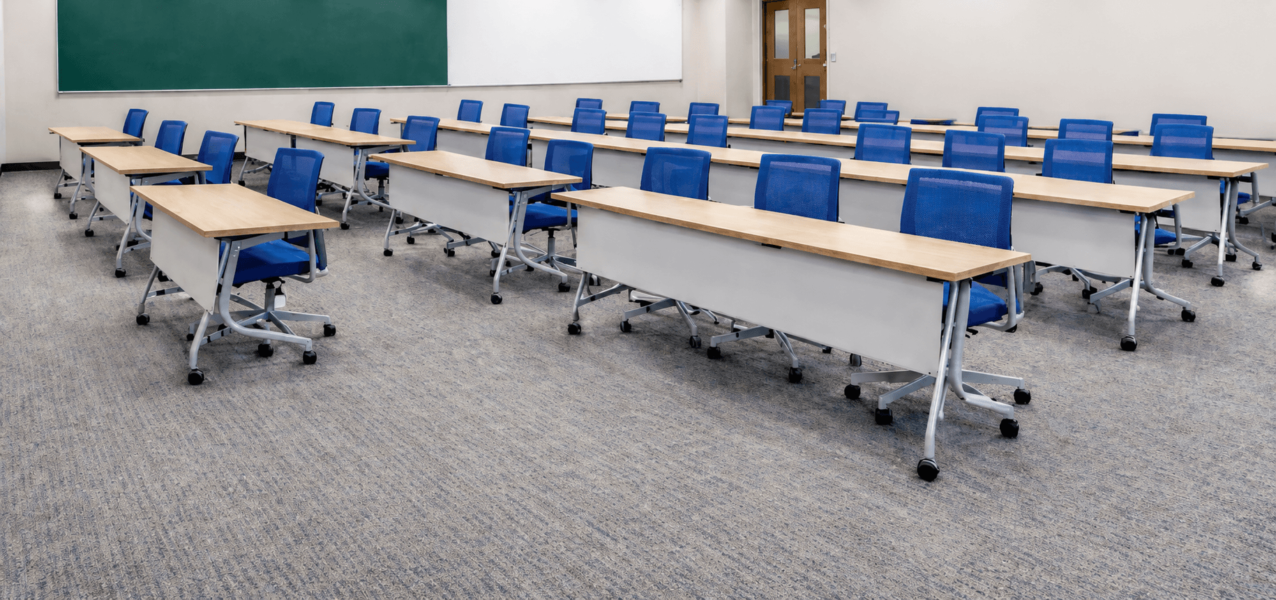 Classroom Desk & Chair (T-Leg with Mesh Chair)