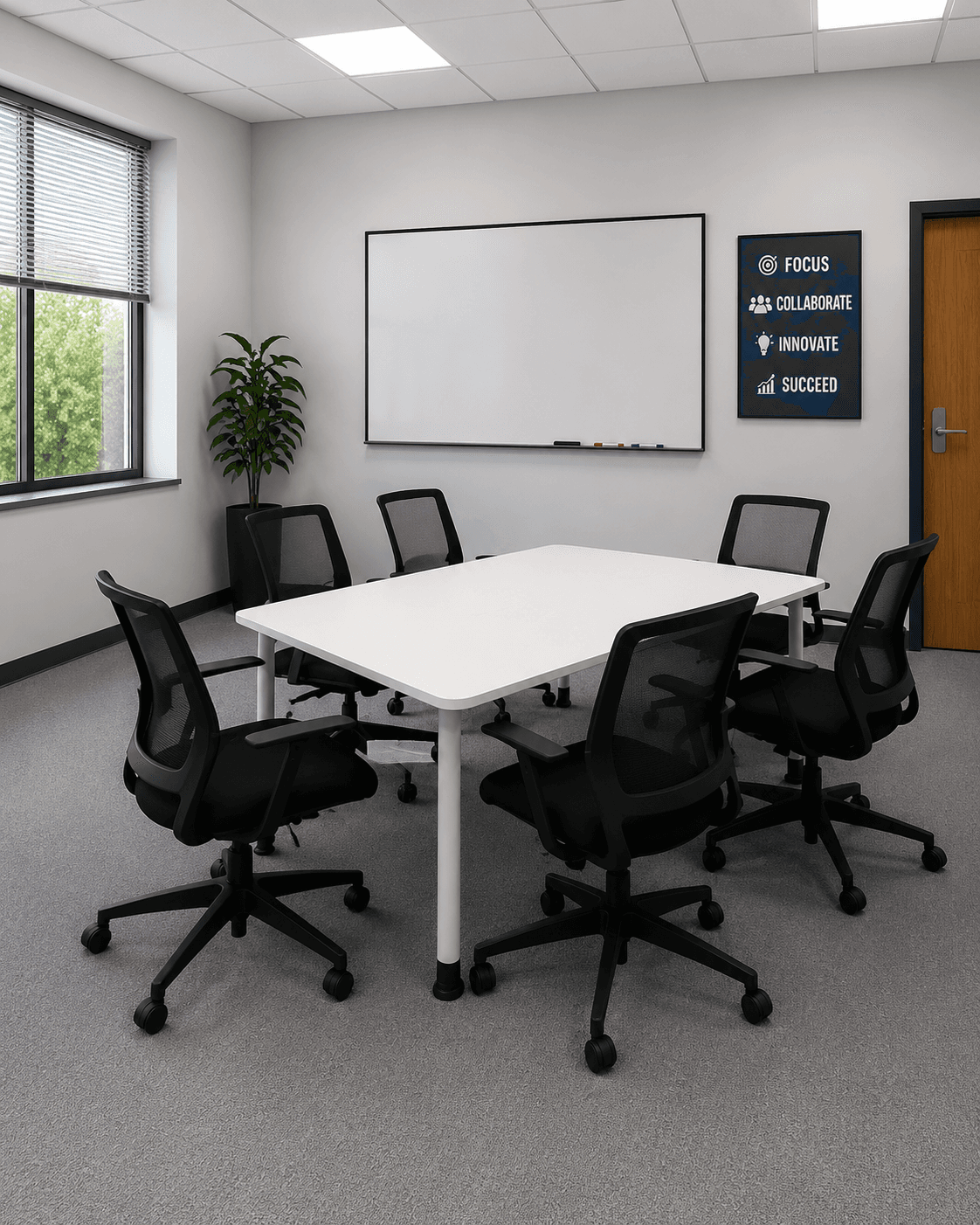 Podium – Tall Wooden Lectern (Church/Conference Style)