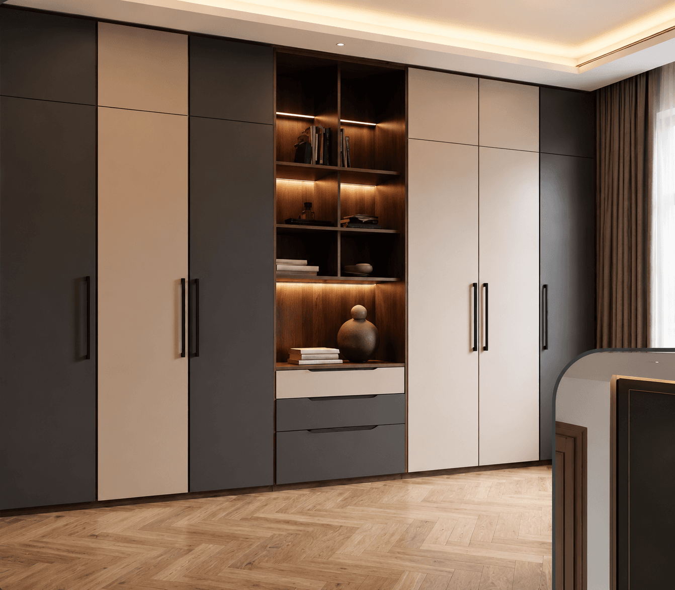 Luxury Wardrobe – Dual Tone