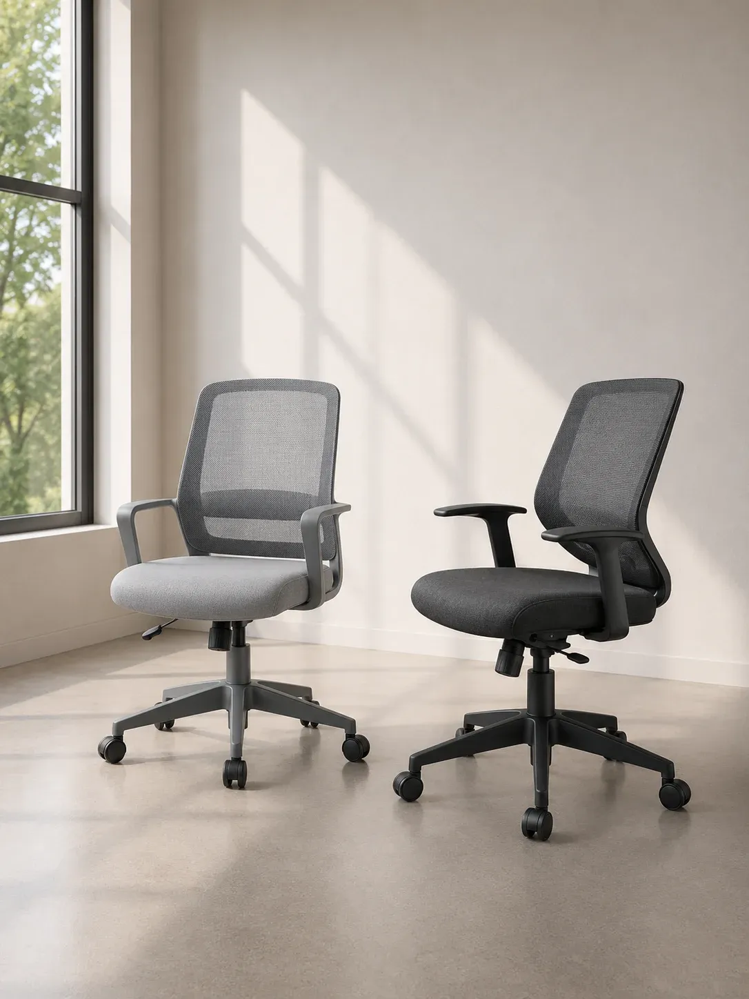 Zumax-Robo (left) and Zumax-Sapphire 9 (right) office chairs