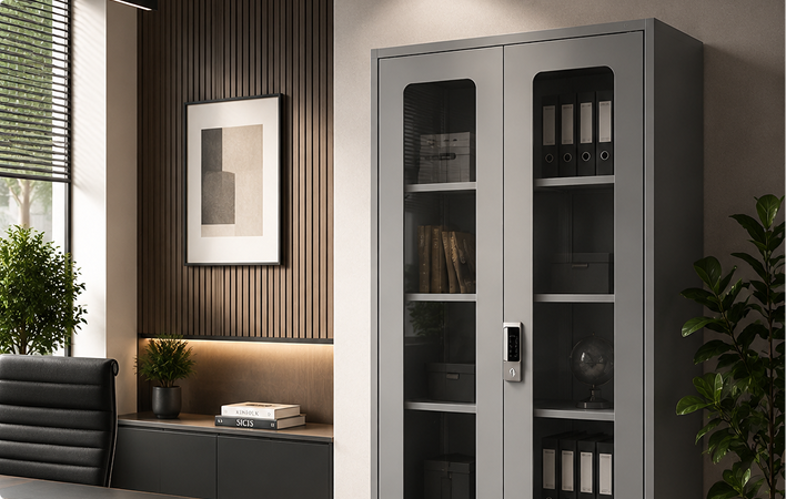 Bespoke almirah with integrated storage